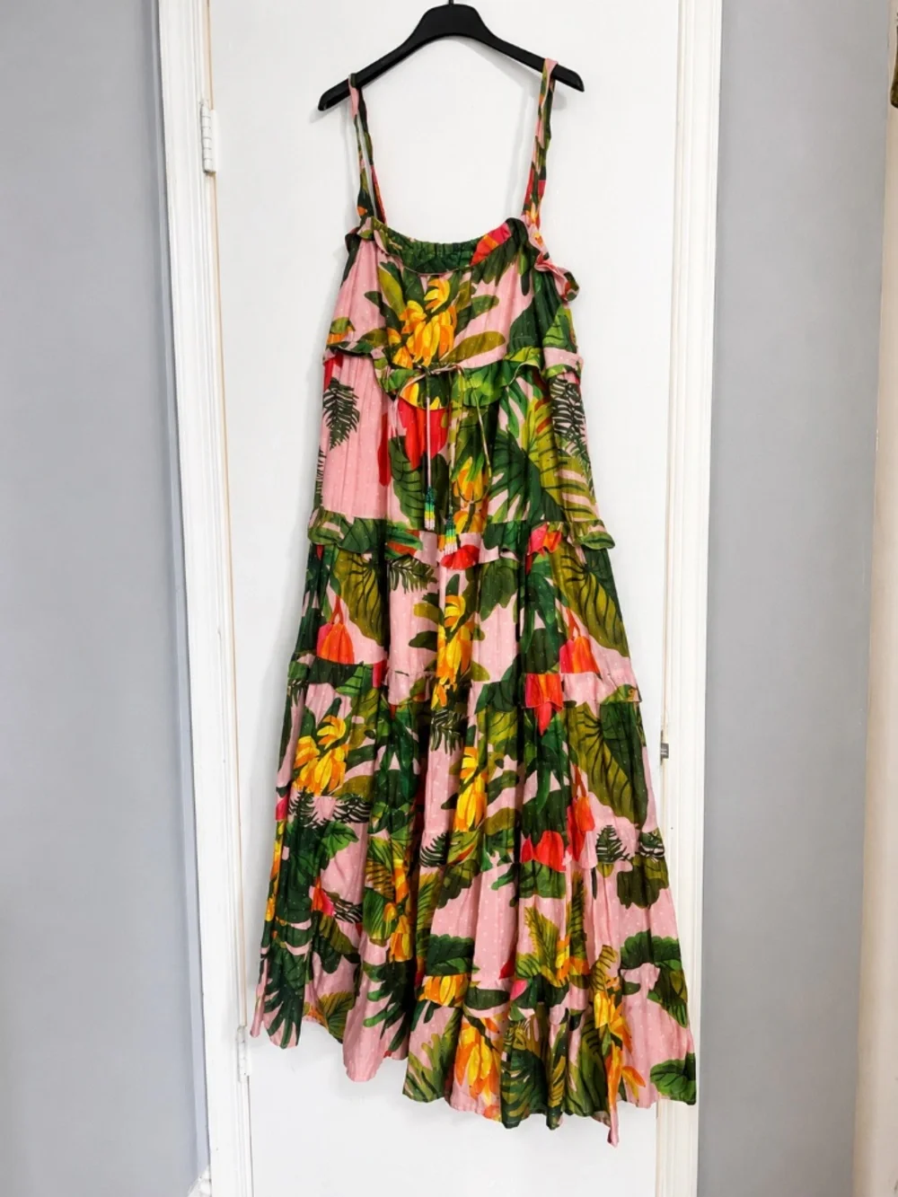 FARM Rio Tropical Maxi Dress Size L - Picture 2 of 4